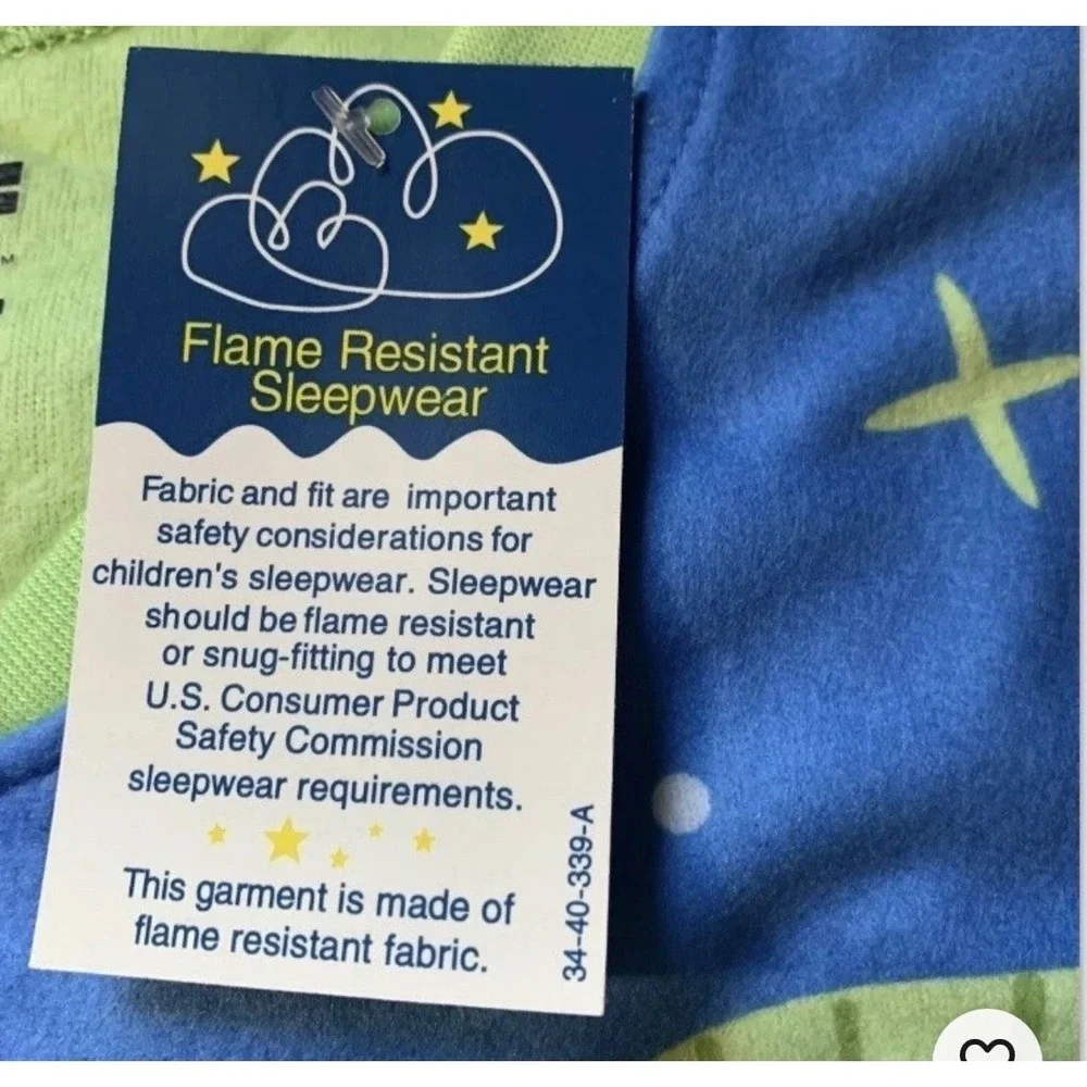 Star‎ Wars Grogu One Piece Pajamas Boys 4/5 Blue New Mandalorian Fleece Sleeper